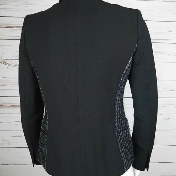 BALENCIAGA PARIS WOOL SILK TWEED CAREER BLAZER - Picture 6 of 8